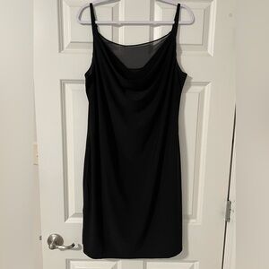 Women’s black slip dress White House Black Market size XL